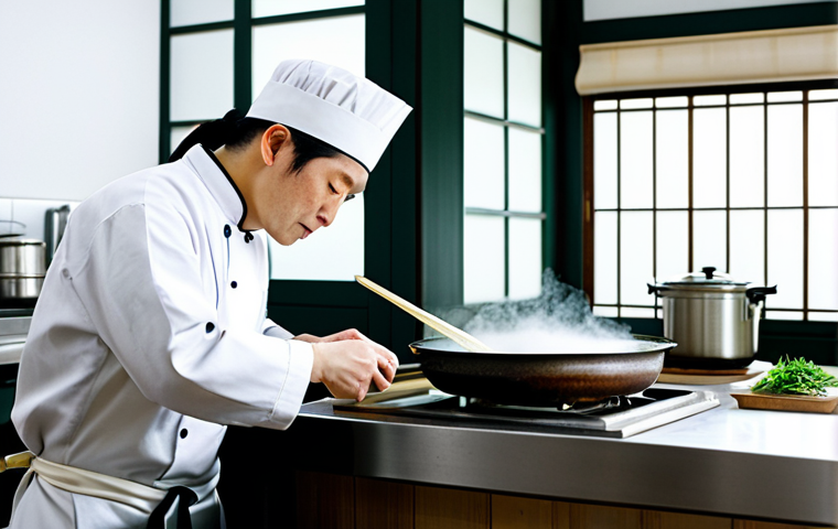 일본식 양념의 비밀 - Mirin Glazed Dish**

Prompt: "Close-up of a beautifully plated Japanese dish, featuring perfectly gl...